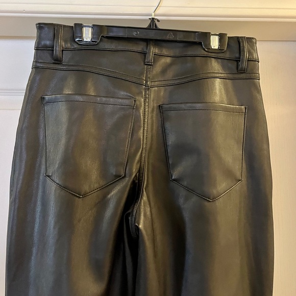 INC International Concept Black Faux Leather Pants 🖤 - Picture 4 of 9